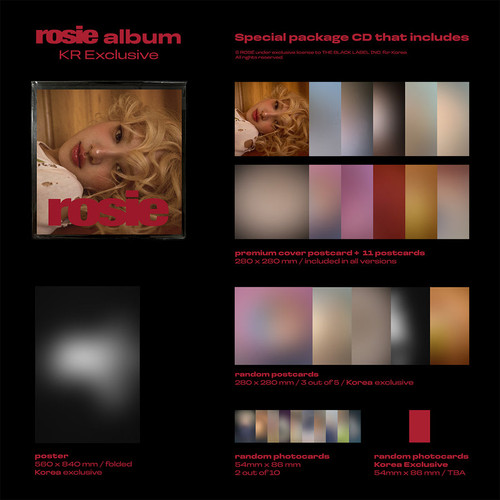 BLACKPINK ROSE - ROSIE First Studio Album KR Ver. | KPOPINDIAMERCH
