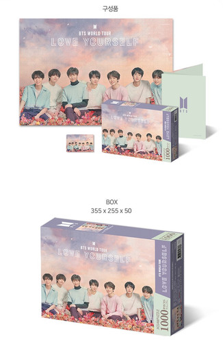 BTS - World Tour Poster Jigsaw Puzzle [Wings, Love Yourself, Speak