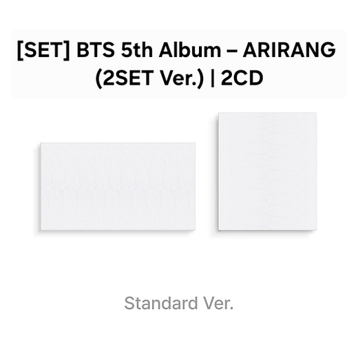 SET] BTS 5th Album – ARIRANG (2SET Ver.) | 2CD | KPOPINDIAMERCH