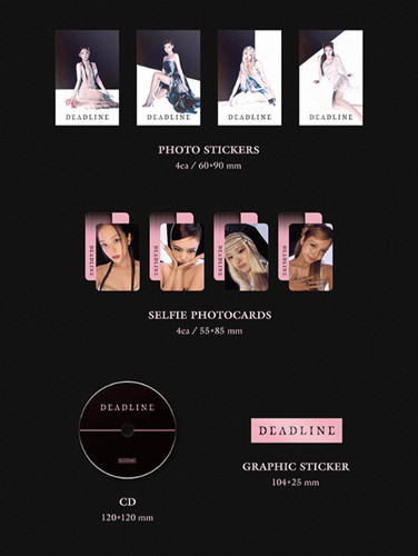 BLACKPINK 3rd Mini Album – DEADLINE (PINK Ver.) | KPOPINDIAMERCH