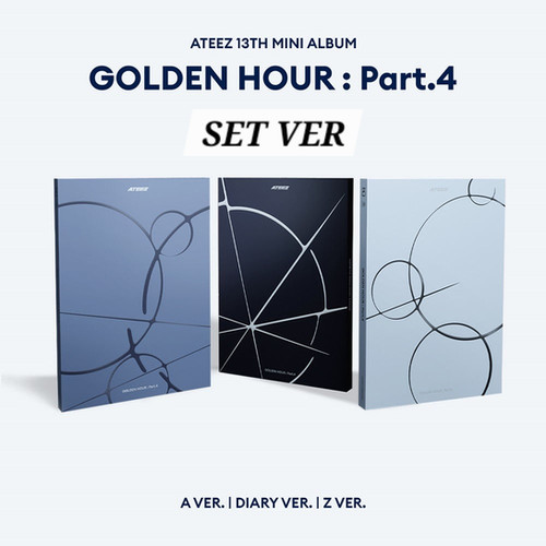 SET] ATEEZ 13th Mini Album – GOLDEN HOUR : Part.4 (SET Ver