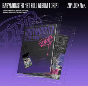 babymonster drip サイン入り　ルカ　ベビモン zip lock BABYMONSTER - DRIP 1st Full Album ZIP LOCK Version | KPOPINDIAMERCH