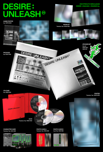ENHYPEN DESIRE : UNLEASH (ENGENE ver.) (SET) | KPOPINDIAMERCH