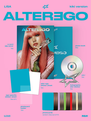 LISA - [Alter Ego] (Photobook Ver.) (kiki ver.) | KPOPINDIAMERCH