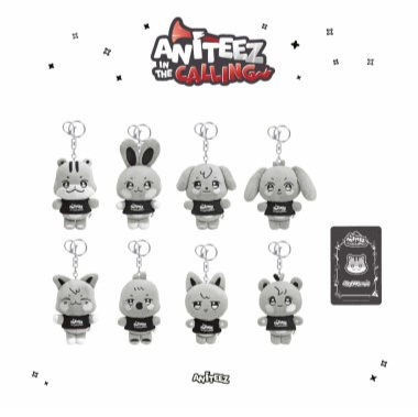 ATEEZ x ANITEEZ IN THE CALLING Goods - THE CALLING ANITEEZ PLUSH KEYRING