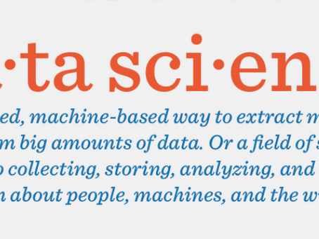 Artificial Intelligence, Machine Learning and Data Science