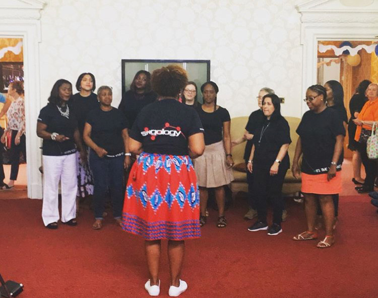 Singology Forest Hill perform at Castlebar Care Home