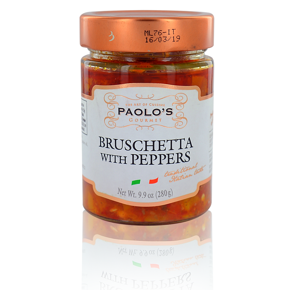 BRUSCHETTA W/PEPPERS  PK/SZ:  6/10.6 OZ