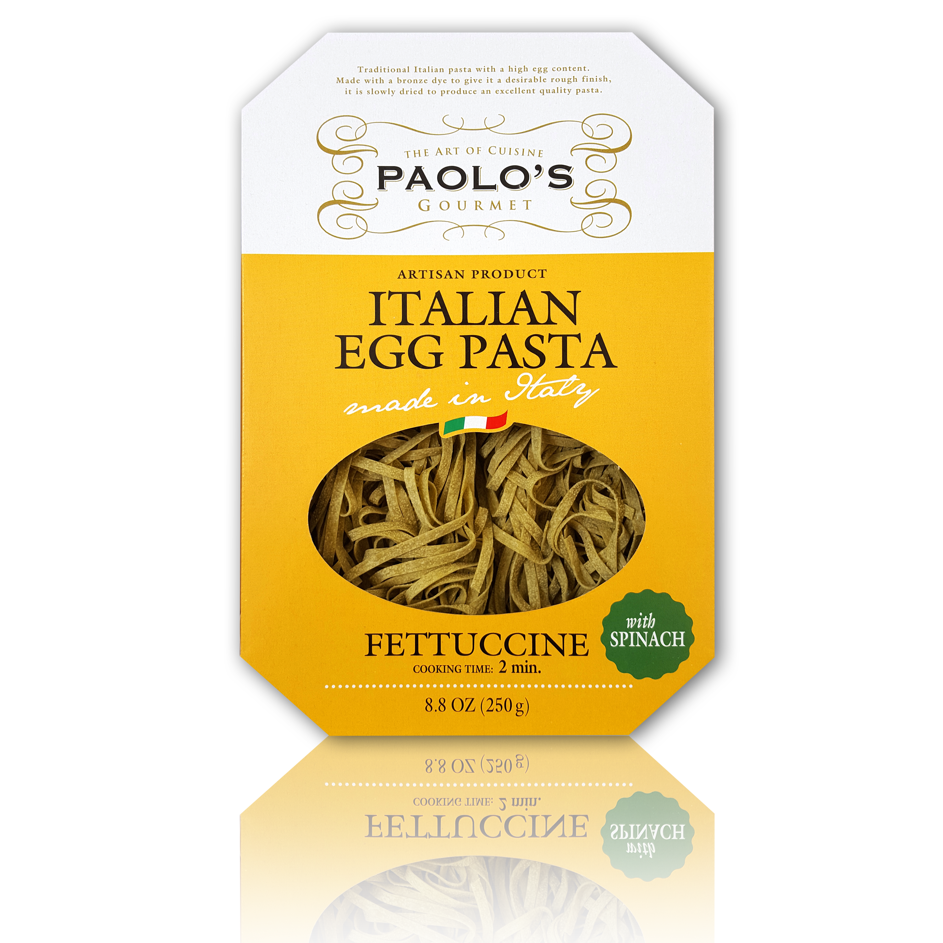 FETTUCINE EGG SPINACH PASTA