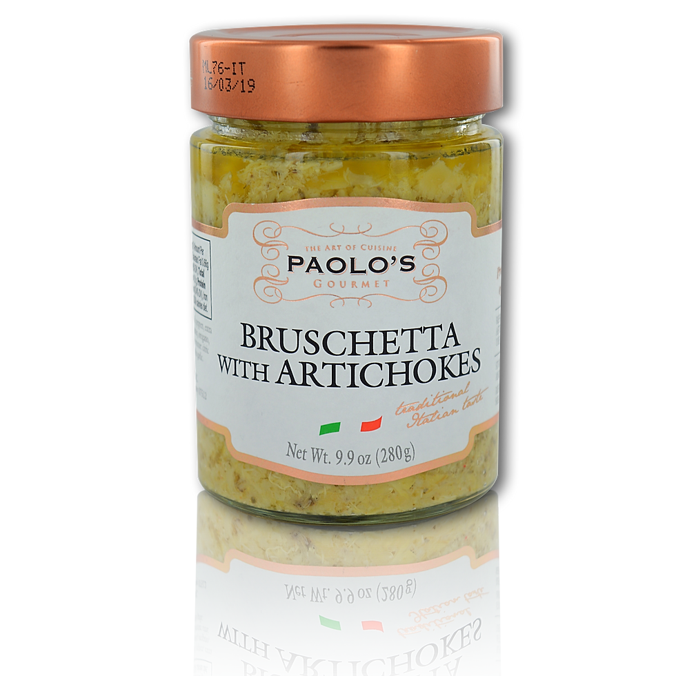 BRUSCHETTA W/ARTICHOKES PK/SZ:  6/10.6 0Z