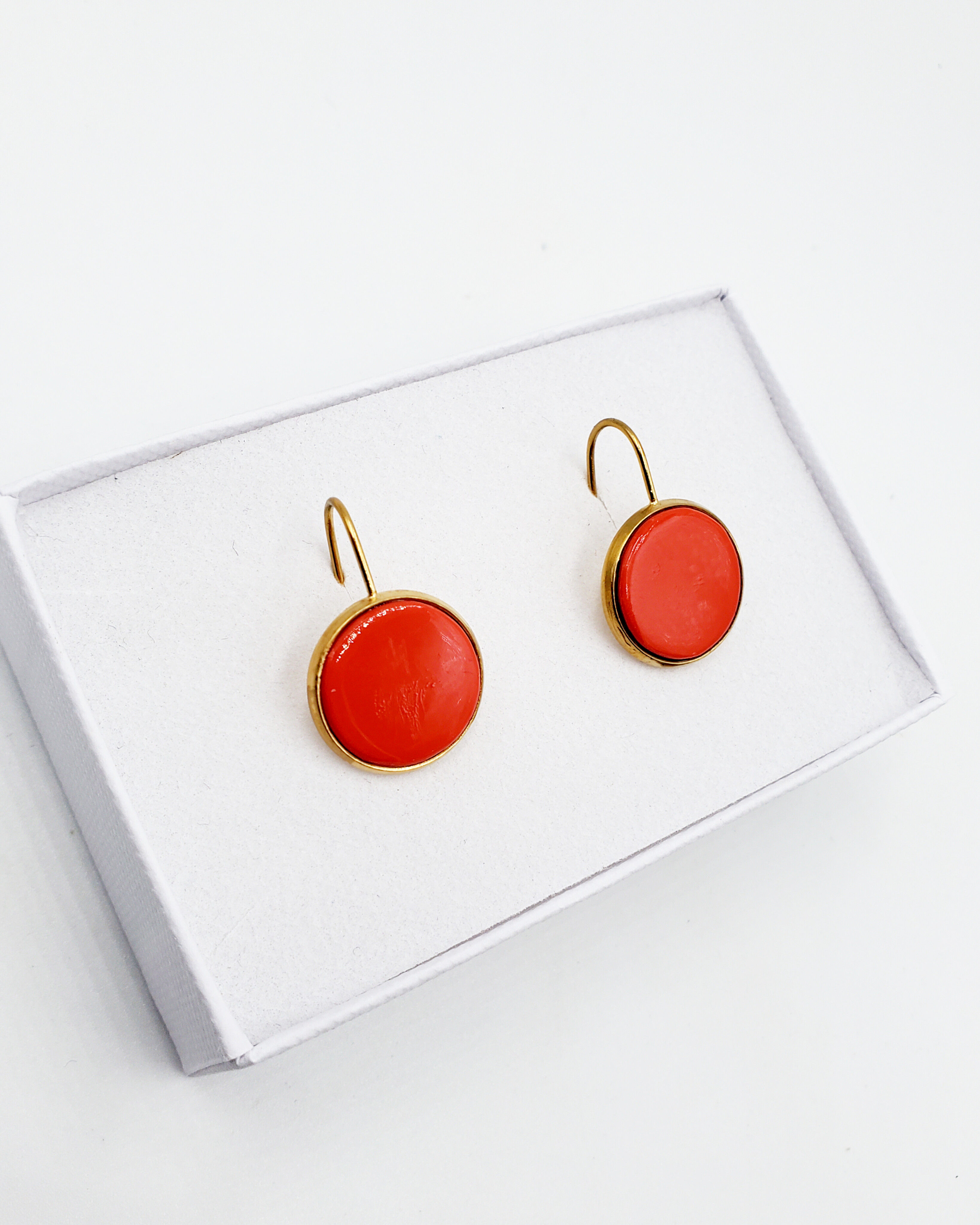 Boucles Moon (inox doré)