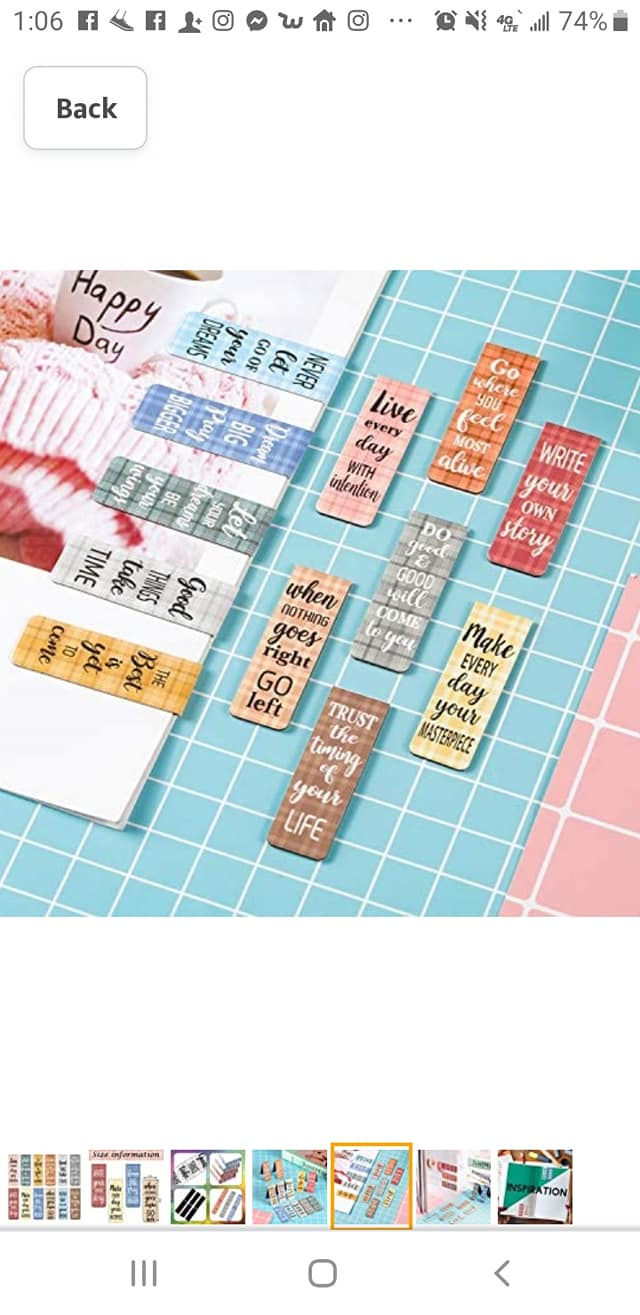 Thumbnail: Inspirational Bookmarks-5