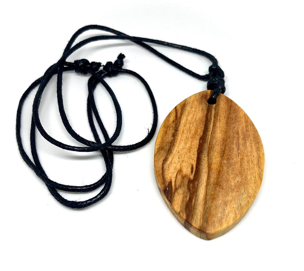 Oval pendant palo santo Necklace