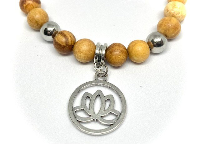 Thumbnail: Peru Palo Santo bracelet 8mm bead very fragrant