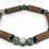 Thumbnail: 6mm Hazelwood and gemstone agate dentitric bracelet