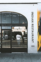 Entrance of an Indian Restaurant