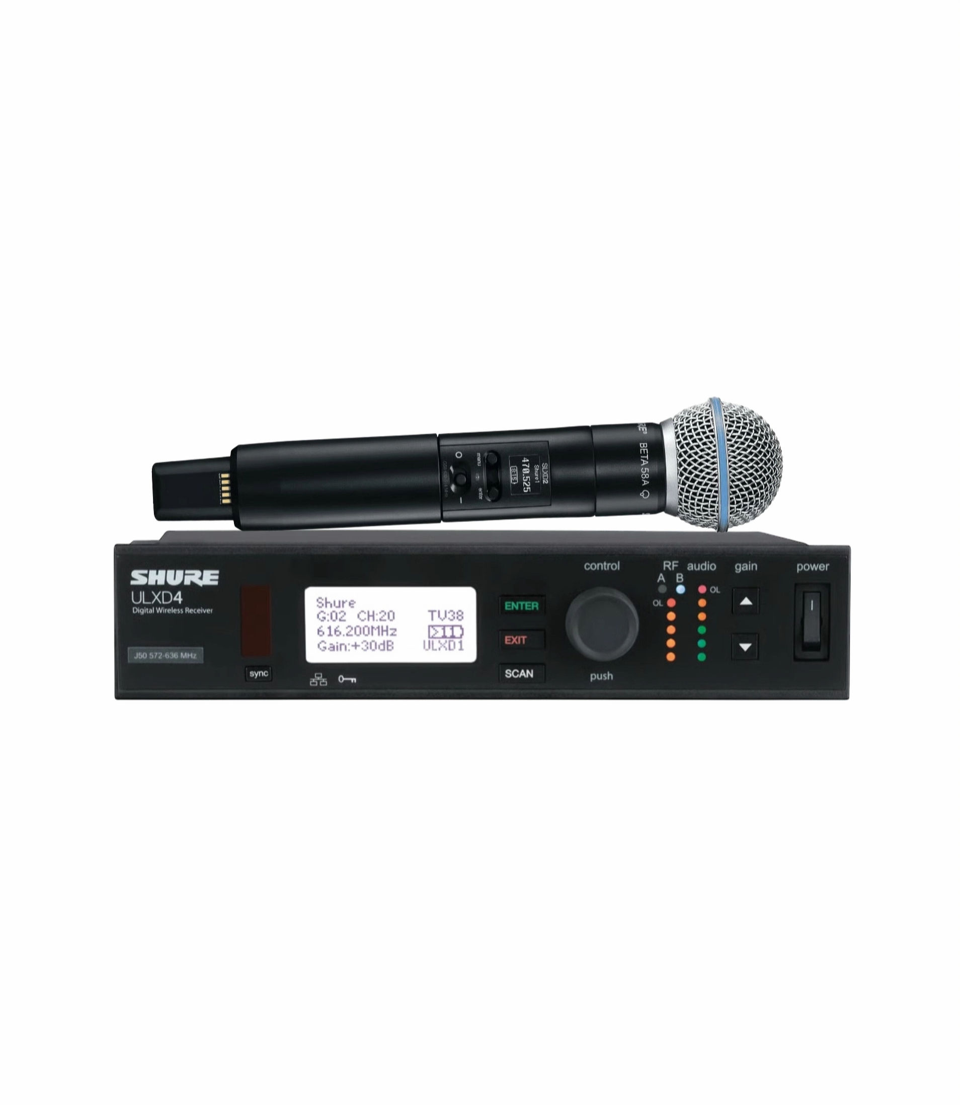 Shure ULXD24/B58 Digital Wireless System (G50)