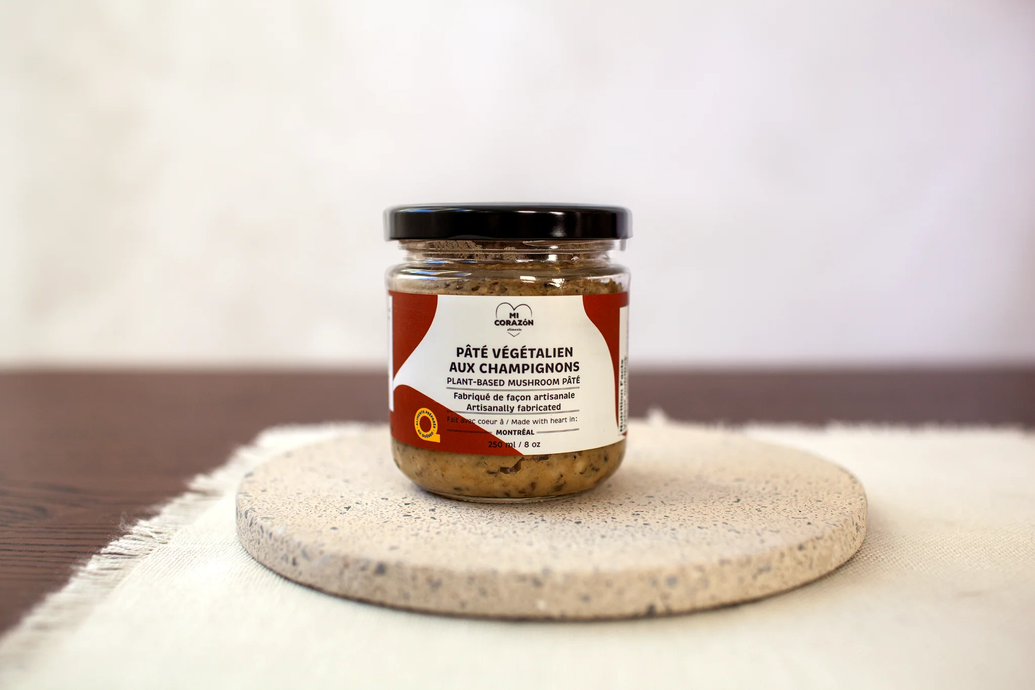 Pâté végétalien aux champignons