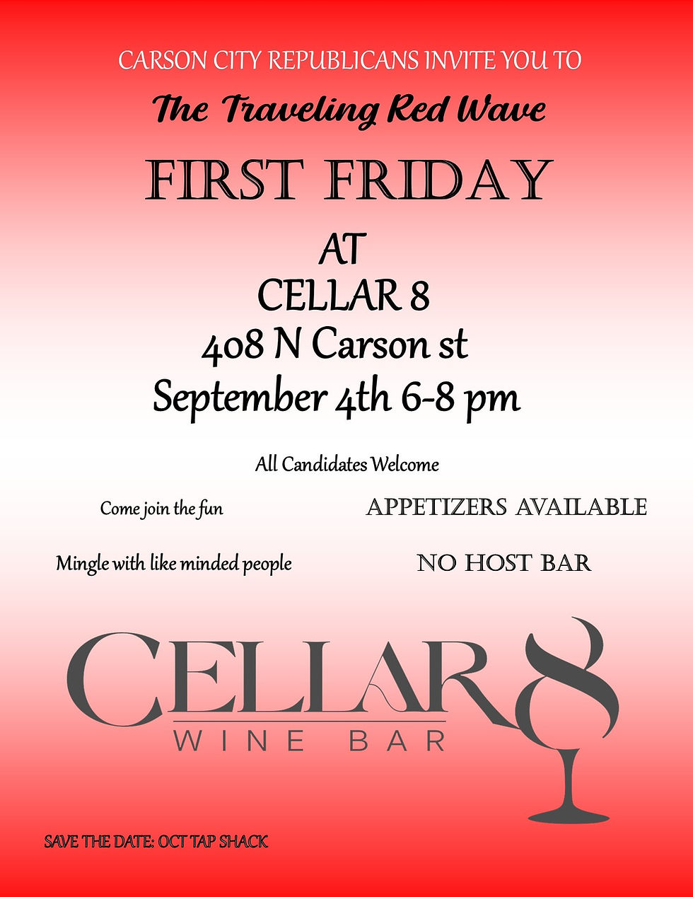 September First Friday at Cellar 8