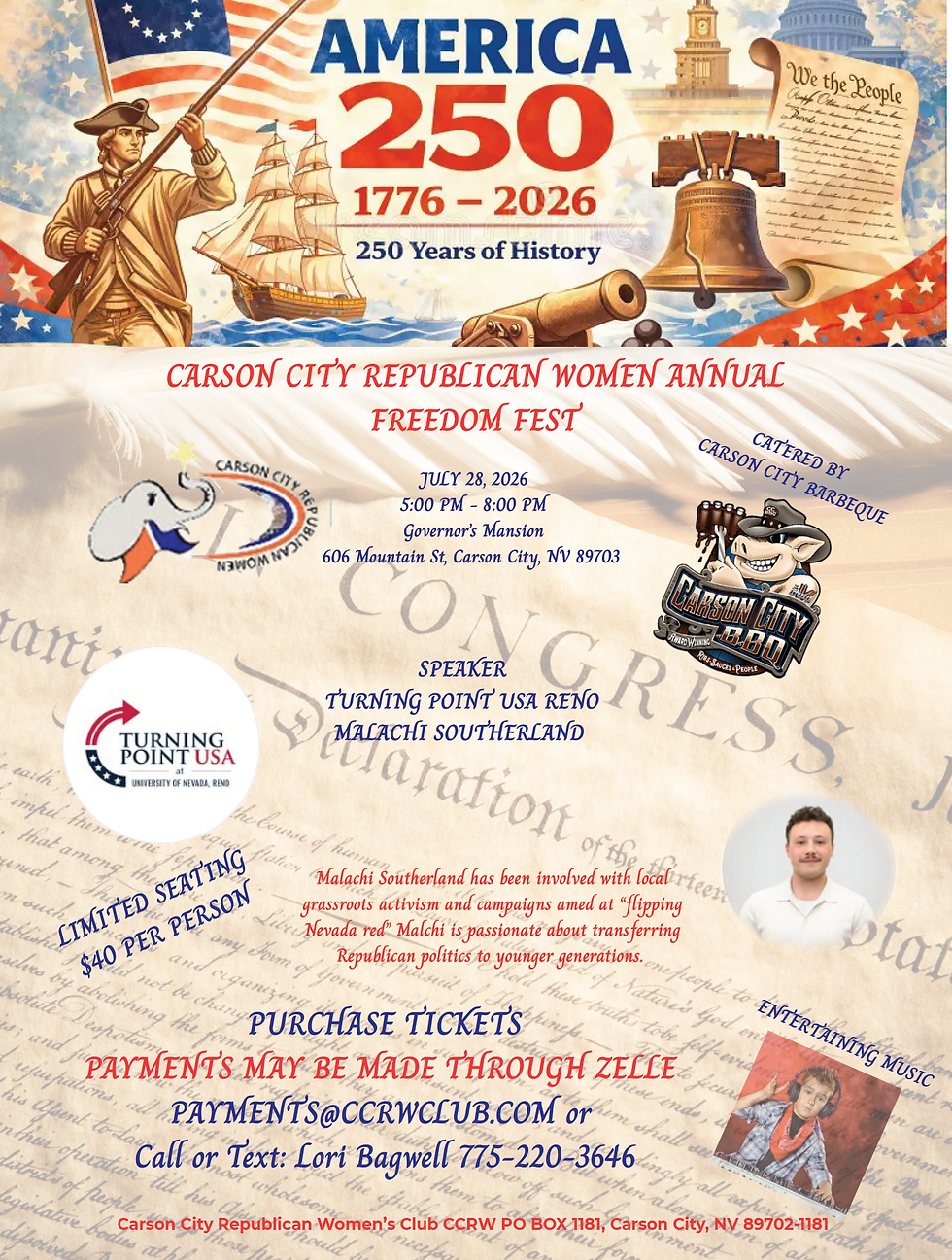 CC Republican Women: Annual Freedom Fest