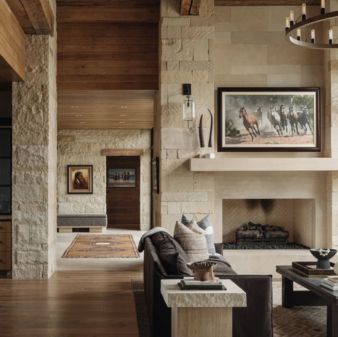 Wall planking and ceiling treatment