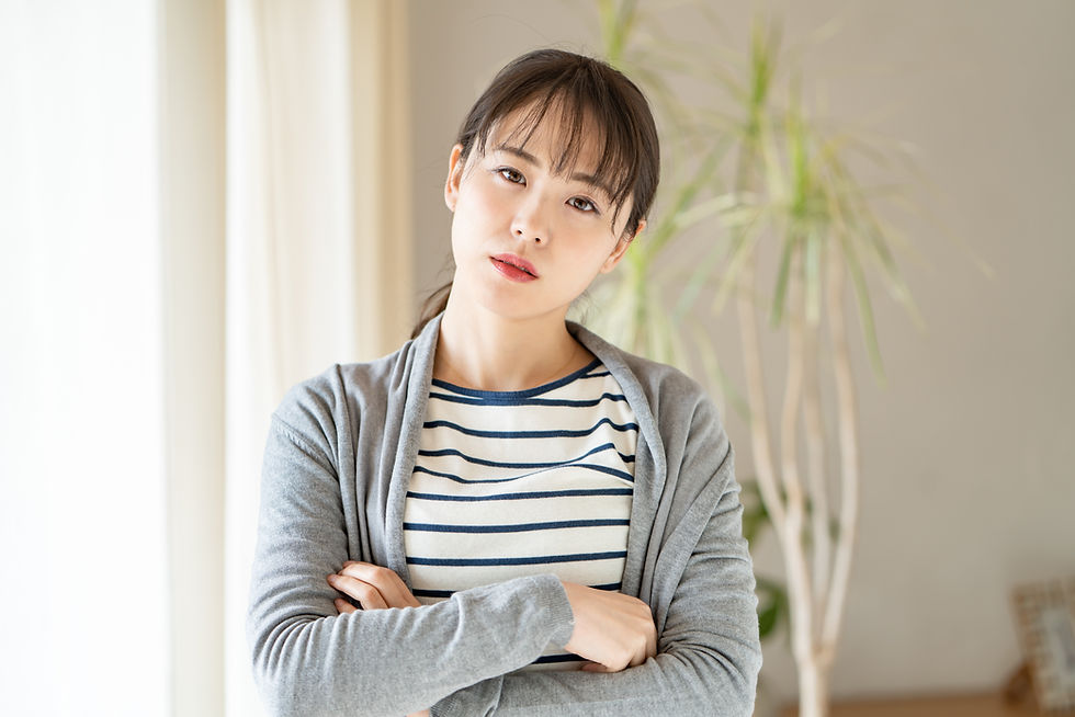 困っている女性