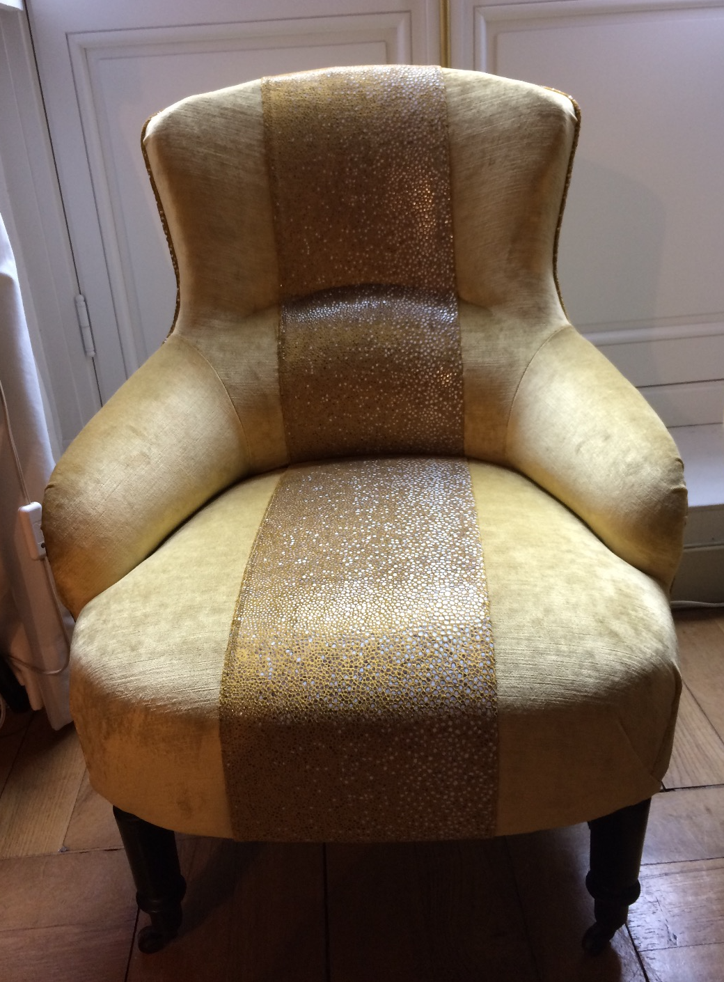 Fauteuil "crapaud" Napoléon 3