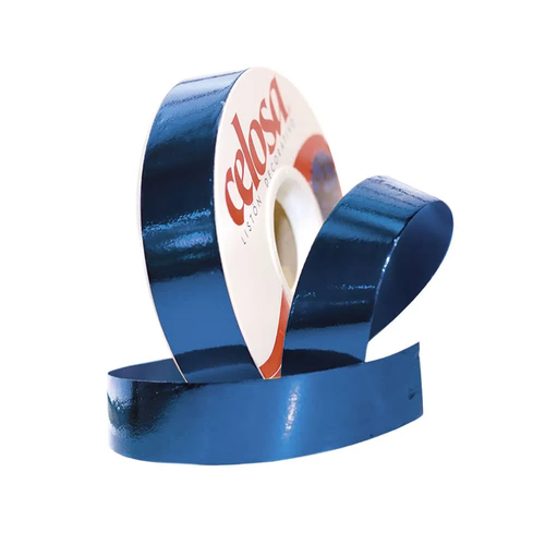 CINTA P/MOÑO METALICO LISO #5 AZUL REY 50MTS CELOSEDA | Mark Soluciones D