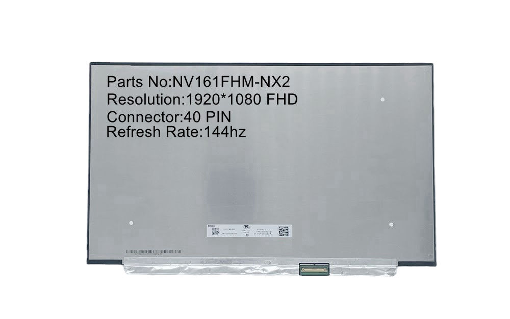 16.1 Inch 144Hz FHD LCD Screen Display IPS Panel NV161FHM-NY1 NV161FHM-NX2