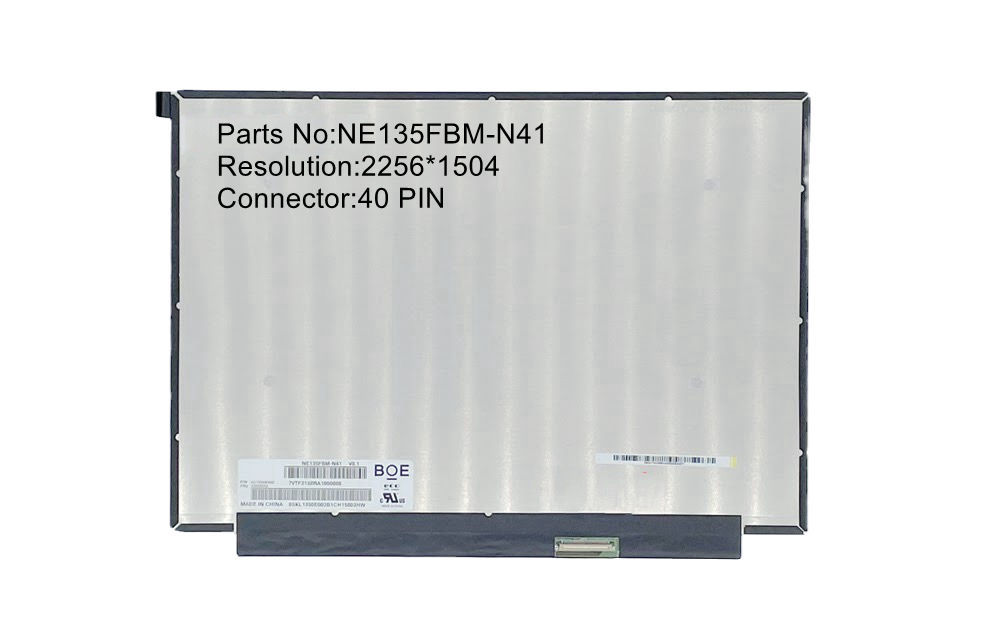 LCD Screen NE135FBM-N41 For Acer Swift 3 SF313-52 SF313-53 40pin 2256x1504