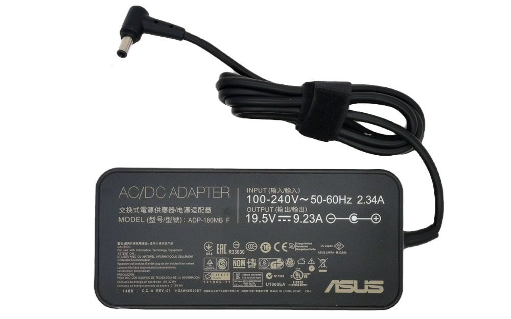 ASUS 19.5V 9.23A 180W AC Adapter Charger Compatible For Asus ROG STRIX GL703GM