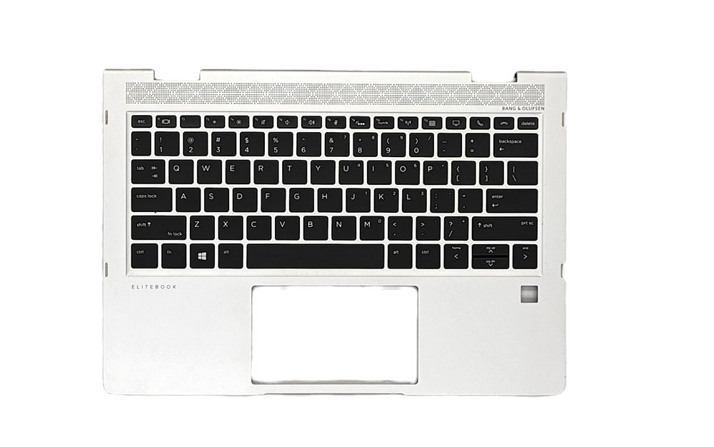 Silver Keyboard Palmrest Case for HP Envy X360 15-ed