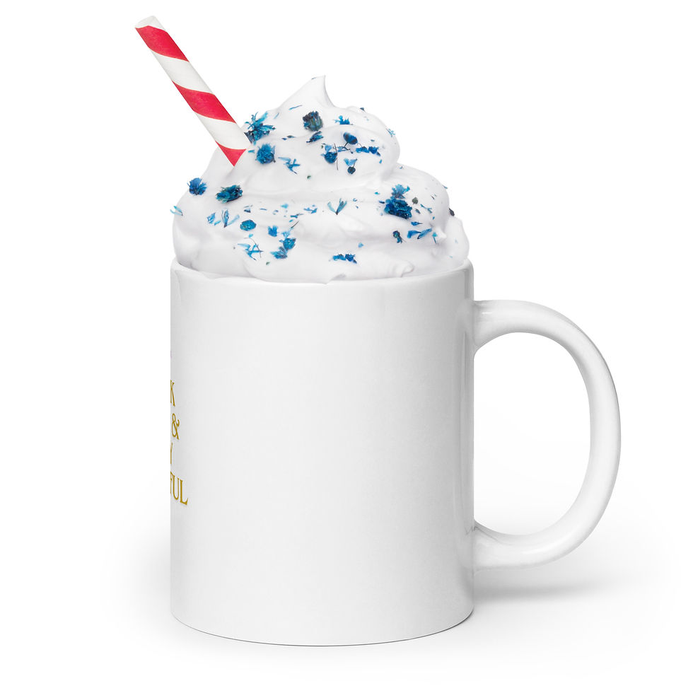 Thumbnail: #neverfedthebeast Work Hard & Stay Peaceful brand on white glossy mug