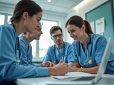 healthcare professionals collaborating