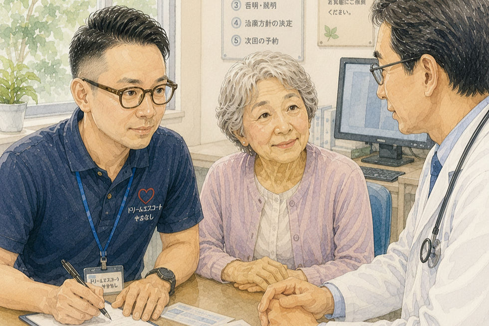 安心の受診同行