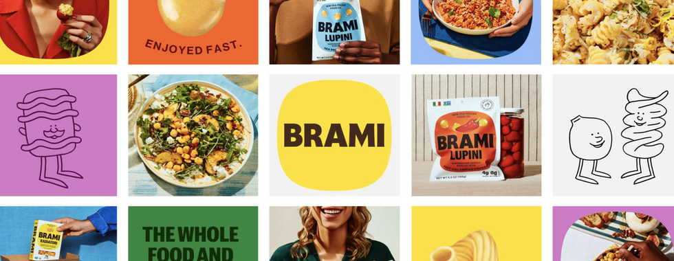 A grid of various Brami visual assets.