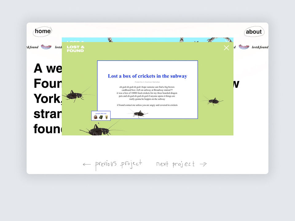Screenshot of Esther Rubanovich's website.