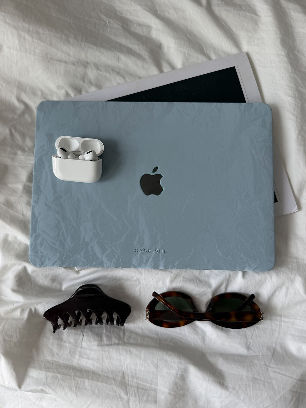 Прев'ю: ЧОХОЛ ДЛЯ MACBOOK "ОКСАМИТ" БЛАКИТНИЙ