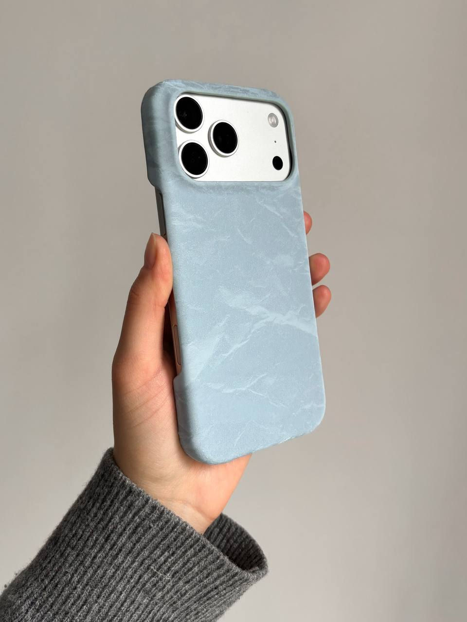 Прев'ю: ЧОХОЛ ДЛЯ IPHONE "ОКСАМИТ" БЛАКИТНИЙ