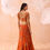 Thumbnail: BURNT ORANGE LEHENGA SET