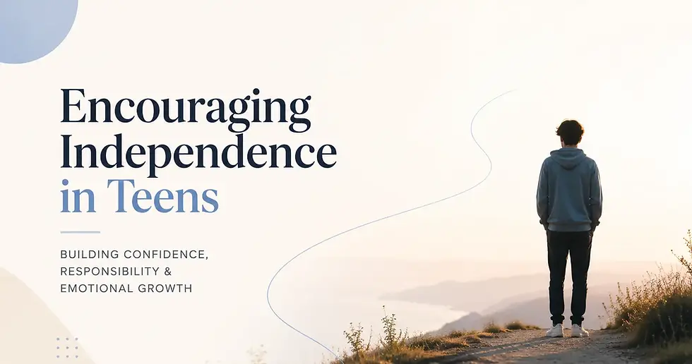 Encouraging Independence in Teens