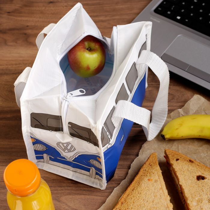 Thumbnail: Volkswagen T1 Camper Bus Small Lunch Bag Blue