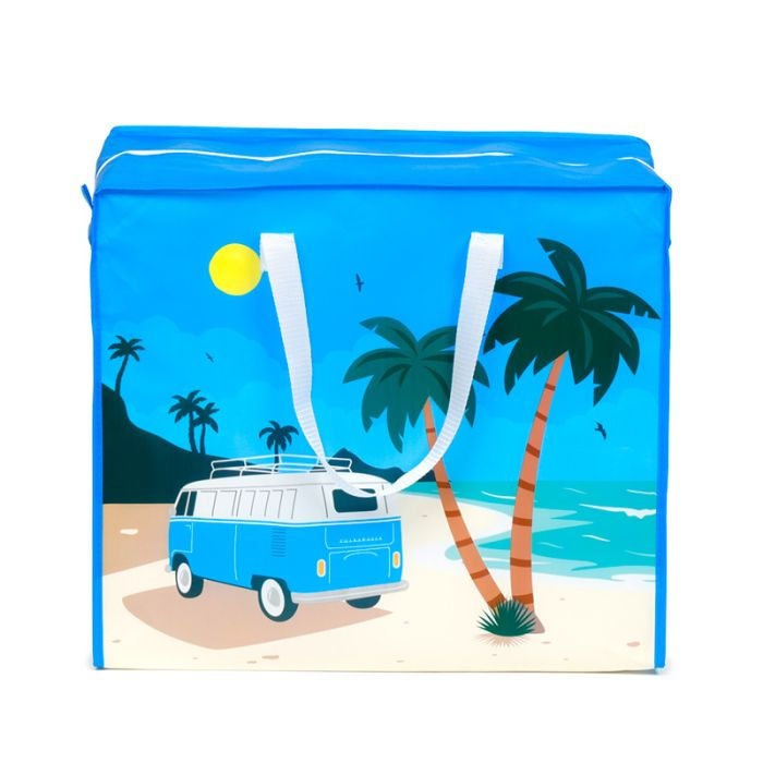 Thumbnail: Volkswagen T1 Camper Bus Waves are Calling Zip Up Laundry Storage Bag