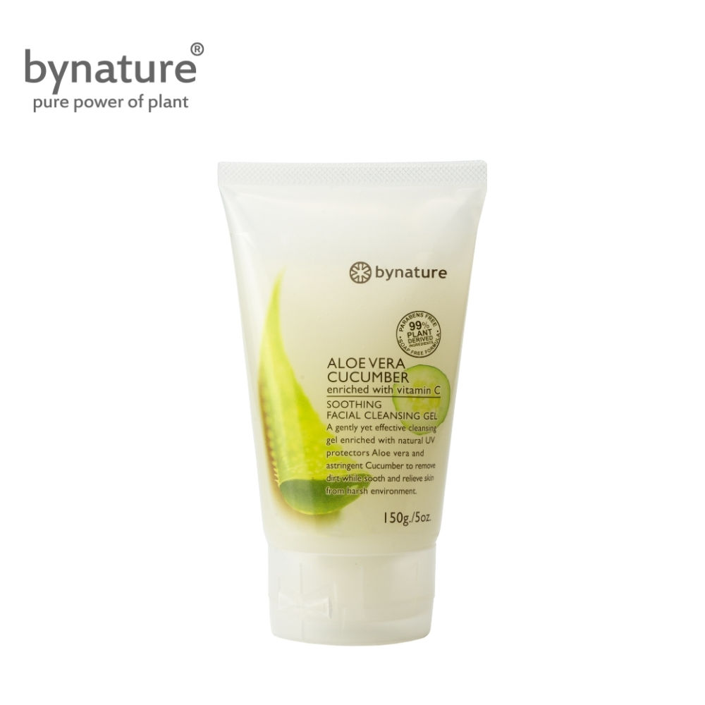 bynature Aloe Vera Cucumber Soothing Facial Cleansing Gel