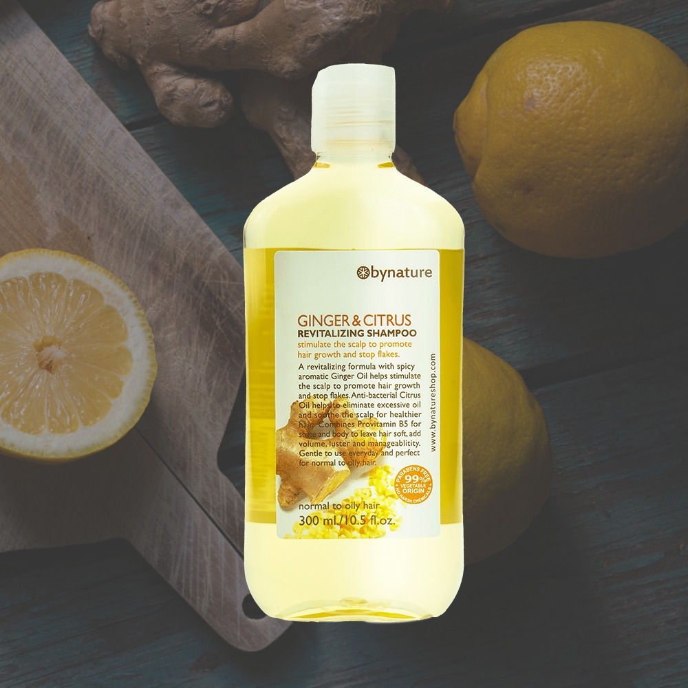 bynature Ginger & Citrus Revitalizing Shampoo