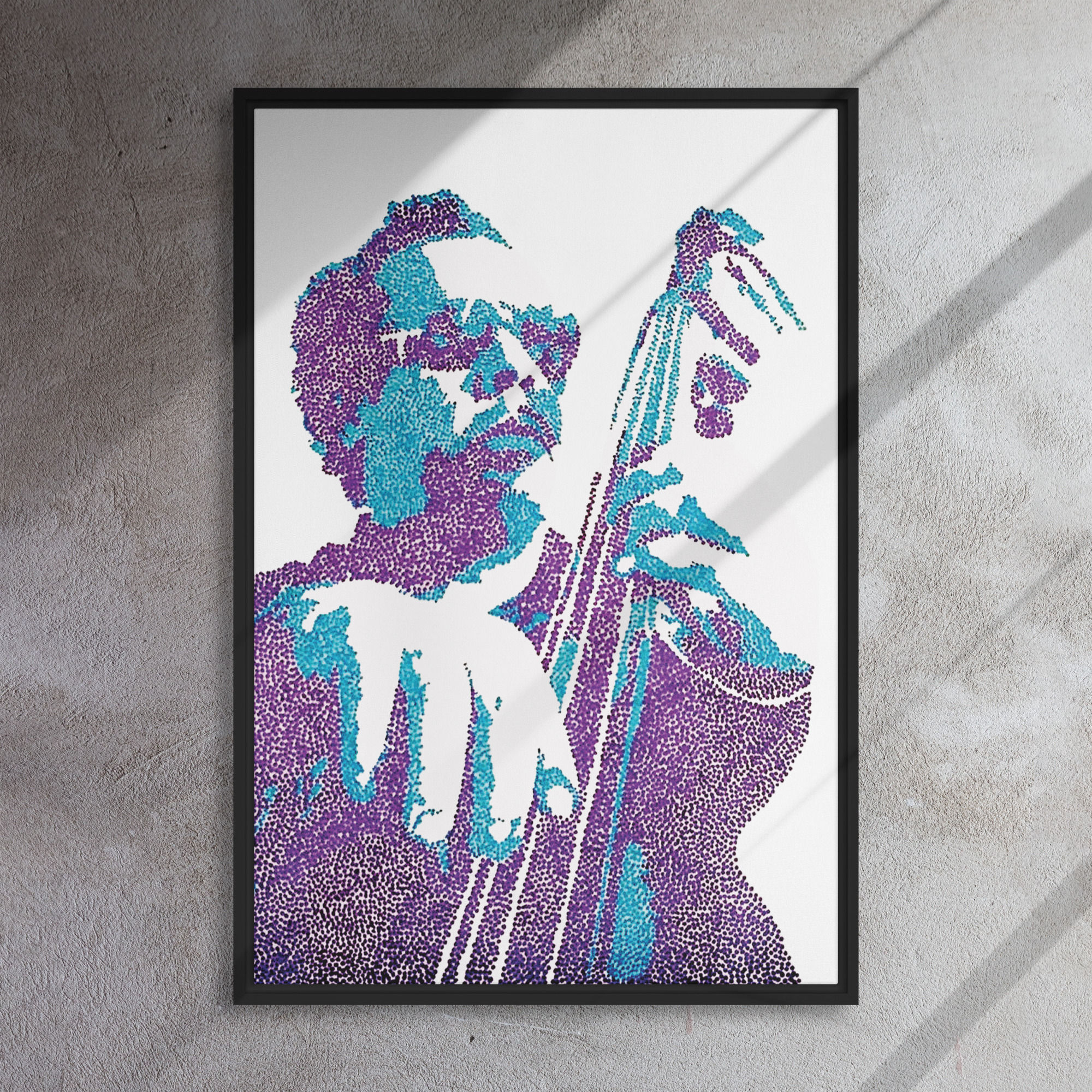 Charles Mingus - "Mingus" | Premium Framed Canvas Wall Art