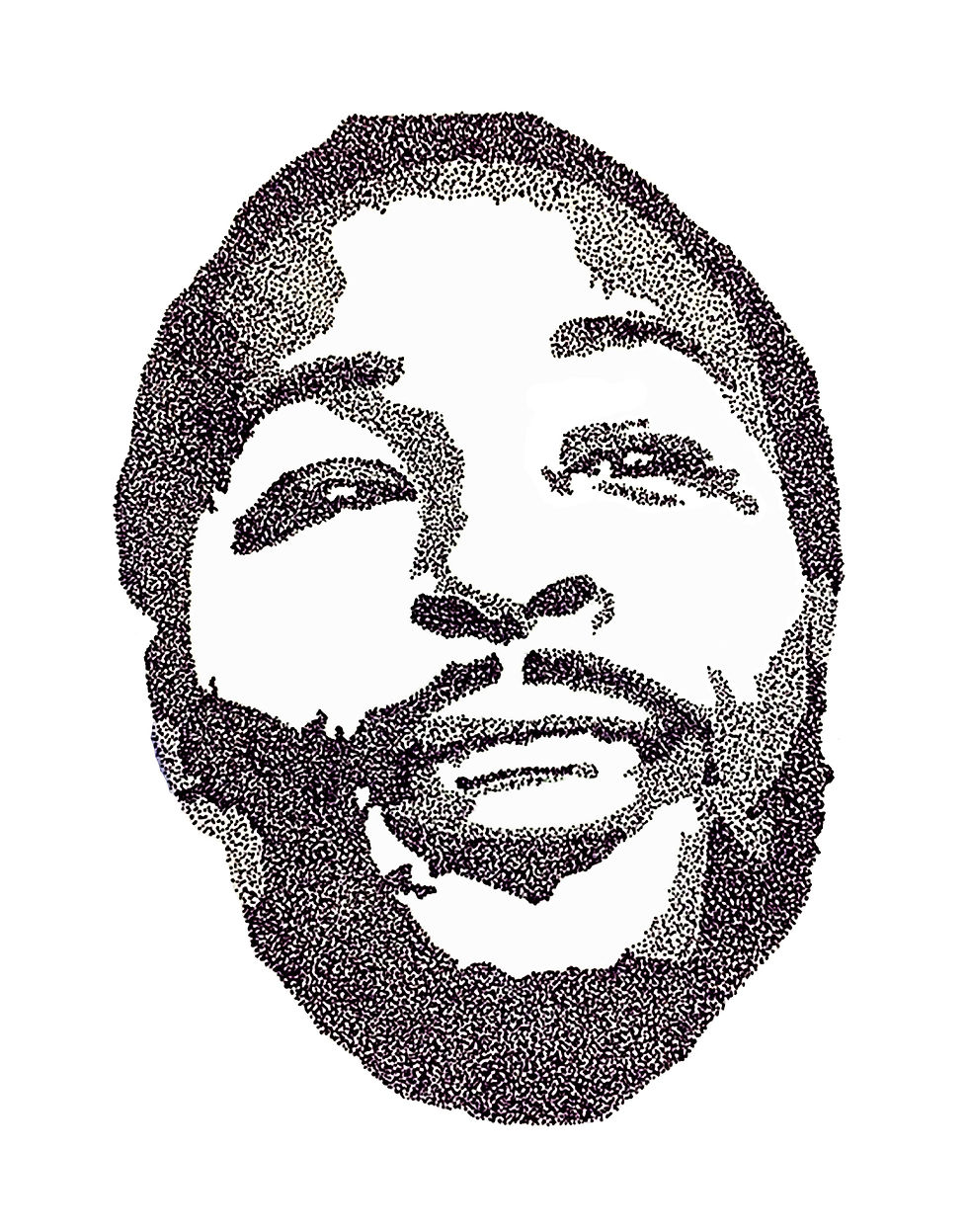 Marvin Gaye - Pointillism (Giclée Art Print)