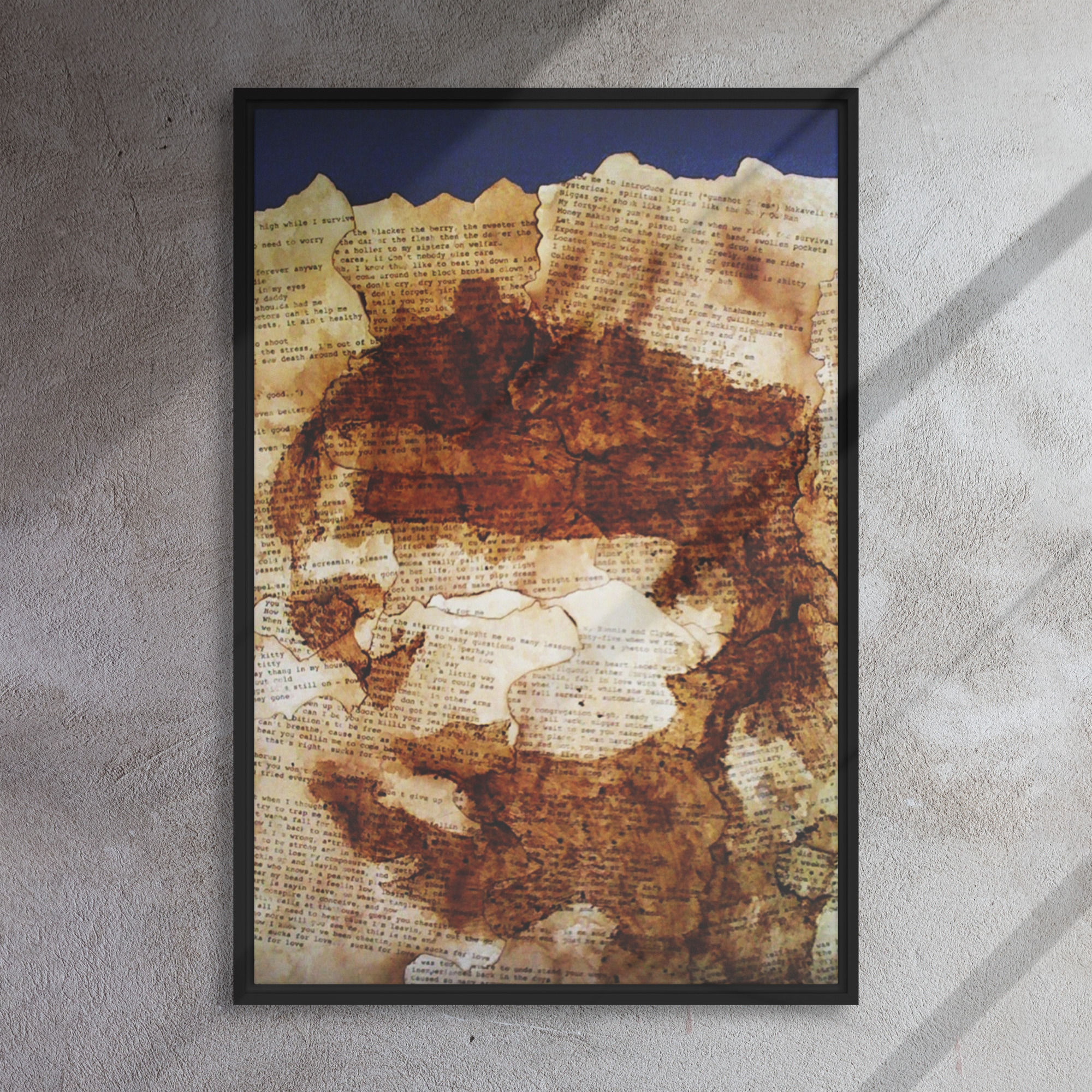 2Pac - “The Apparition of Pac” | Premium Framed Canvas Wall Art