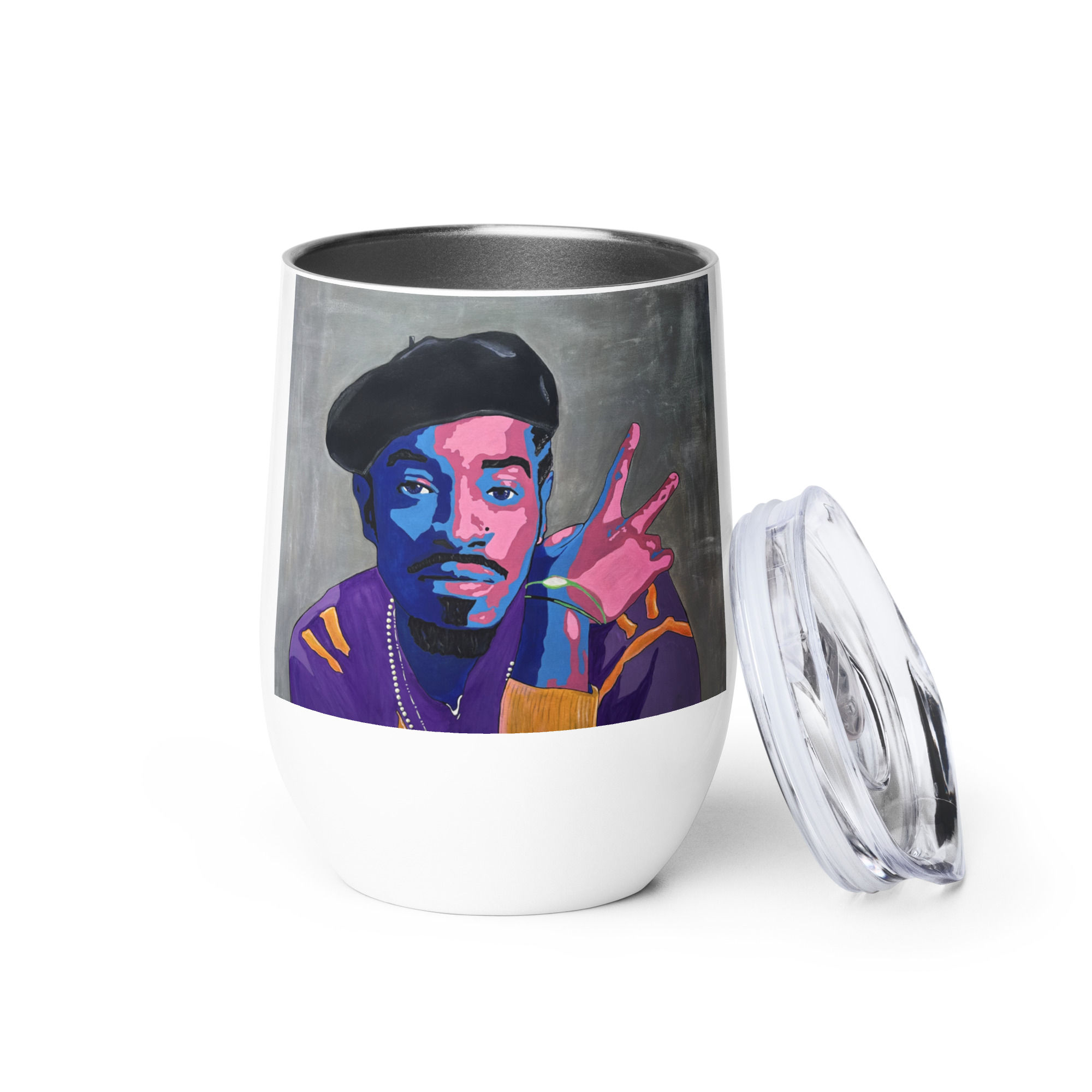 Wine Tumbler - Andre 3000 - "3 Stacks"