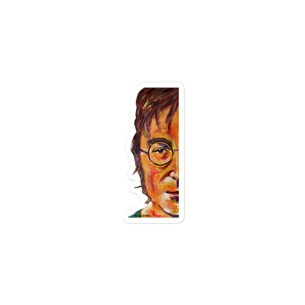 Kiss Cut Sticker - John Lennon - "Imagine"